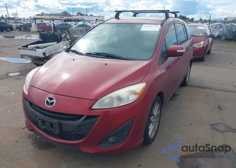 2014 Mazda Mazda5 Touring z USA, uszkodzony, nr VIN JM1CW2CL7E0168223